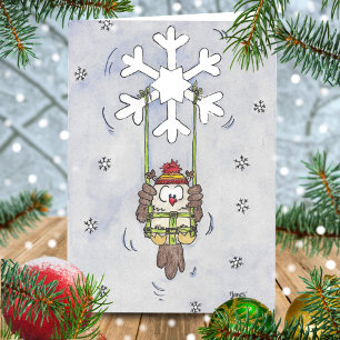 HAPPY WINTERDAYS greeting card by Nicole Janes