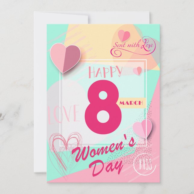 Happy Women’s day! 8th March International Holiday Card (Front)