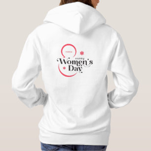 happy women's day 2026 hoodies celebration
