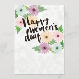 Happy Women's Day Greeting Card