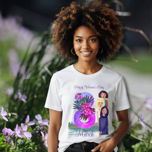 Happy Women's Day   March 8th light Tri-Blend Shirt