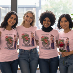 Happy Women's Day   March 8th Pink T-Shirt