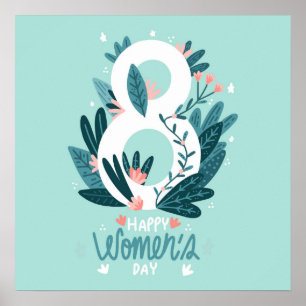 Happy Women's Day Poster
