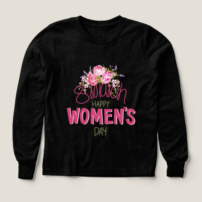Happy Women's Day Retro Design (Design Front)