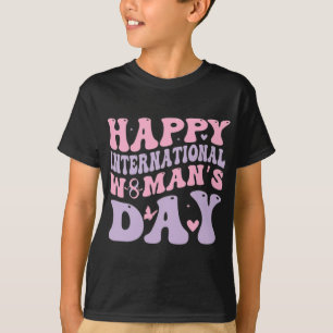 Happy Women's Day Retro Design T-Shirt