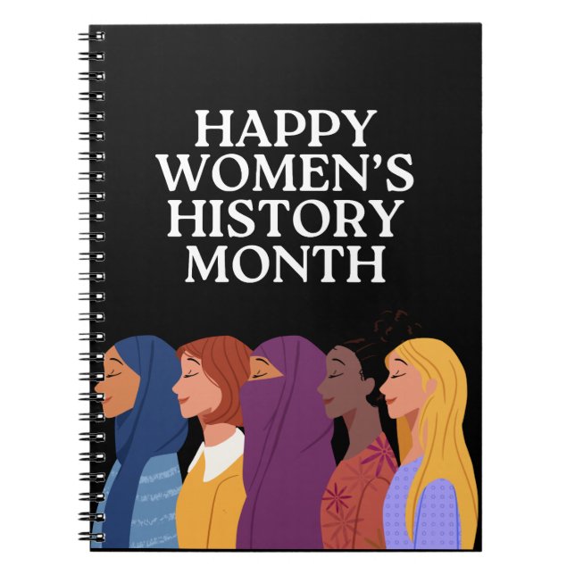 Happy Women's History Month Notebook (Front)