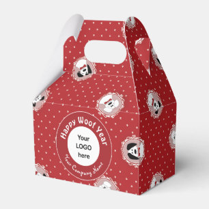 'Happy Woof Year' Business Christmas Favour Box