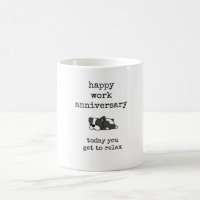 Happy Work Anniversary, Coworker, Boss Gift