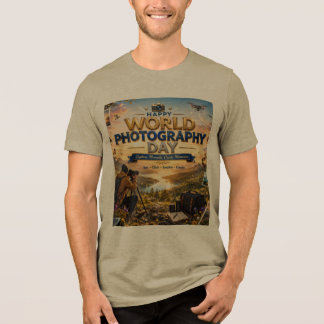 Happy World Photography Day | Tri-Blend Shirt