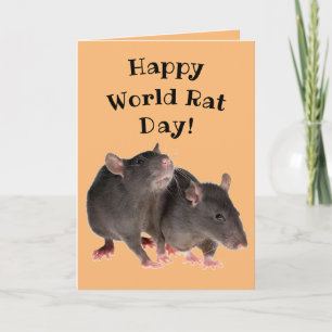 Happy World Rat Day! - April 4th Card