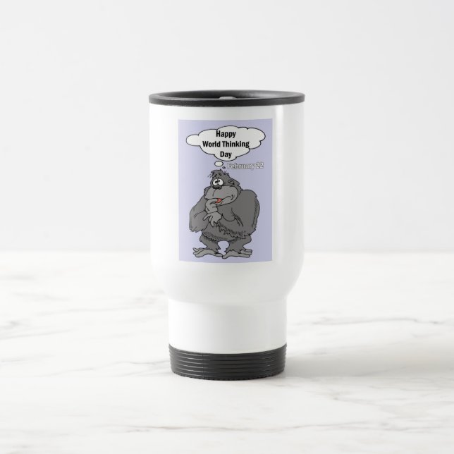 Happy World Thinking Day February 22 Travel Mug (Center)