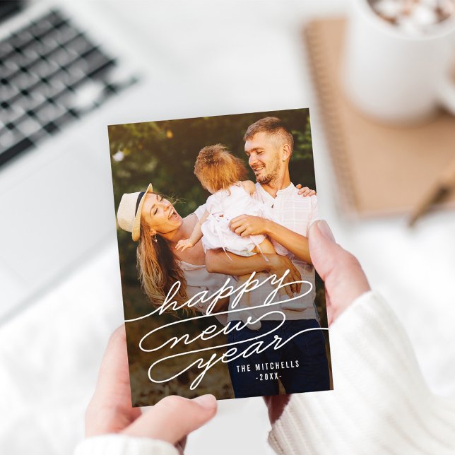 Happy Writing EDITABLE COLOR New Year Cards (Creator Uploaded)