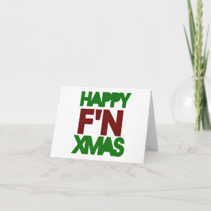 Happy Xmas humour Holiday Card