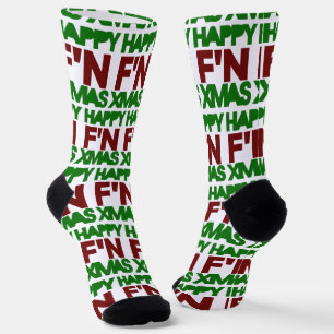 Happy Xmas humour Socks