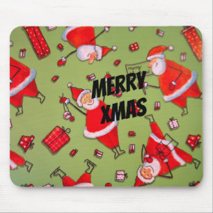 Happy Xmas Santa Mouse Pad