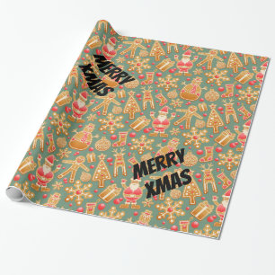 Happy Xmas Santa Wrapping Paper