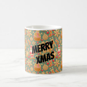 Happy Xmas Symbols Coffee Mug