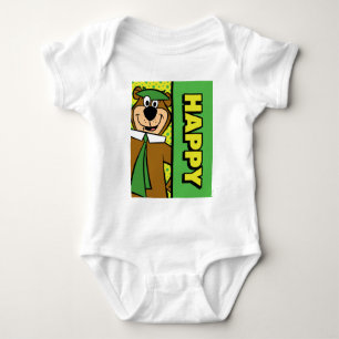 Happy Yogi Bear Baby Bodysuit