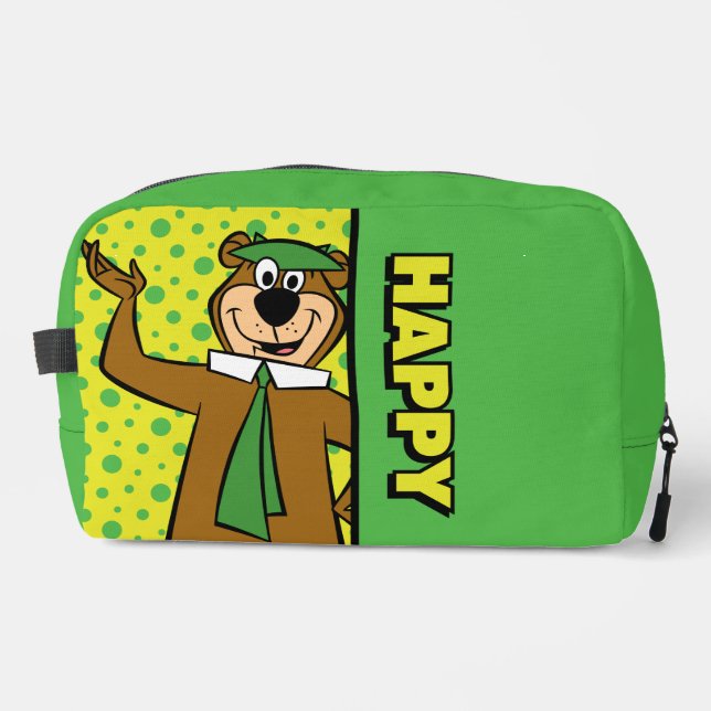 Happy Yogi Bear Dopp Kit (Front)