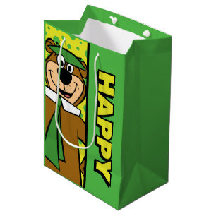 Happy Yogi Bear Medium Gift Bag