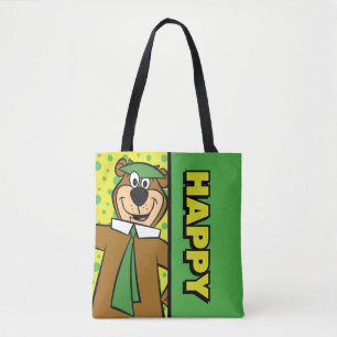 Happy Yogi Bear Tote Bag
