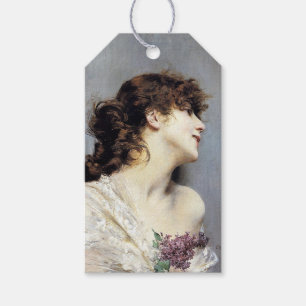 Happy Young Woman (by Giovanni Boldini) Gift Tags