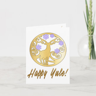 Happy Yule Greetings Card