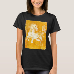 Happy Zodiac Horse Chinese Lunar New Year 2026 Sta T-Shirt