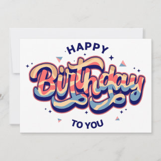 #HappyBirthday #TypographyArt #BirthdayTypography  Holiday Card