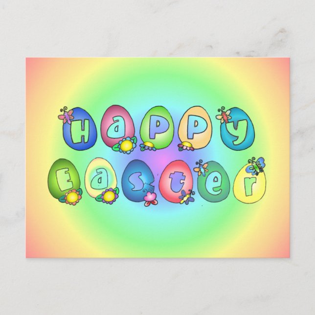 happyeaster3 holiday postcard (Front)
