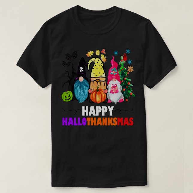 happyhallothanksmas 24 T-Shirt (Design Front)