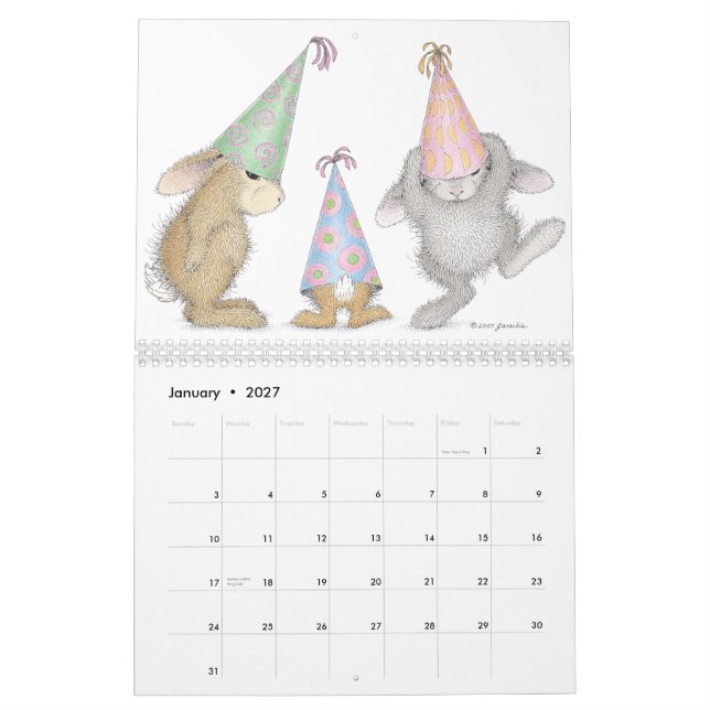 HappyHoppers® Calendar (Jan 2027)