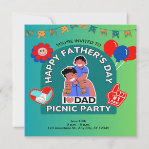 Happy's Father's Day Invitation