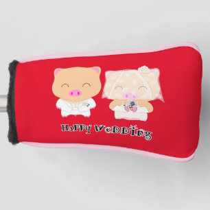HappyWedding Golf Head Cover
