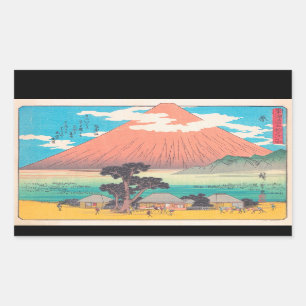 Hara, from the series Fifty-three Stations hokaido Rectangular Sticker