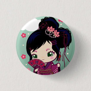 Harajuku Girl Ayaka 3 Cm Round Badge