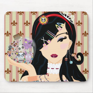 Harajuku Girl Mayumi Mouse Pad