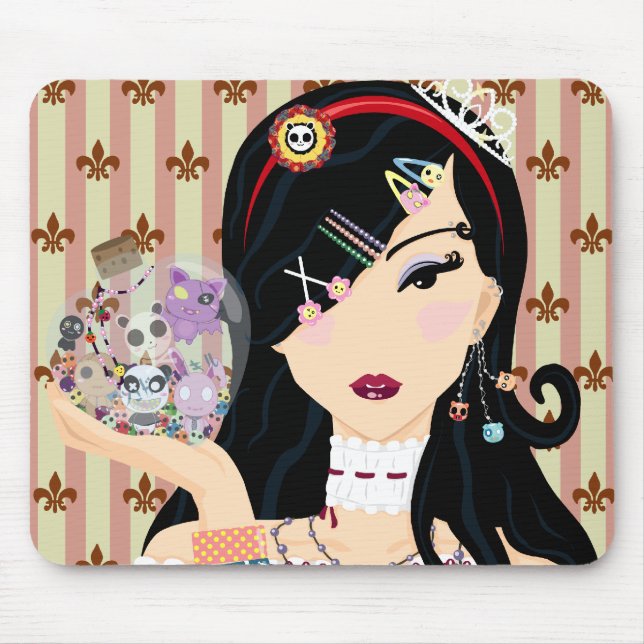 Harajuku Girl Mayumi Mouse Pad (Front)