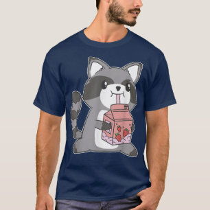 Harajuku Japan Anime Cute Kawaii Japanese Racoon T-Shirt