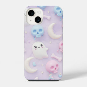 Harajuku Style: Skulls and Ghosts by Natasha Us iPhone 14 Case