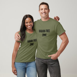 Haram free zone Islamic T-Shirt