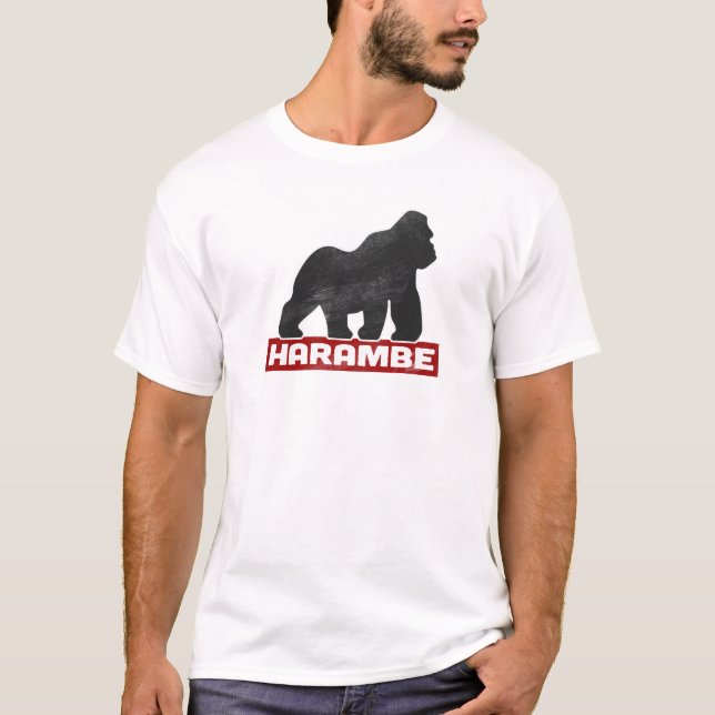 HARAMBE 2016 Lives Matter T-Shirt (Front)