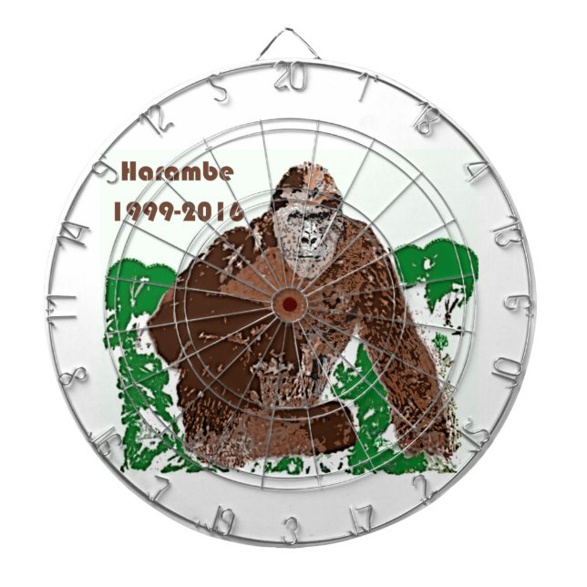 Harambe Dartboard (Front)