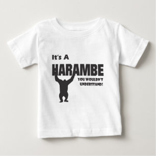 Harambe-Gibbon Monkey Baby T-Shirt