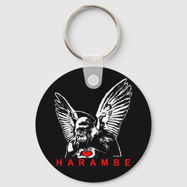 Harambe Key Ring (Front)