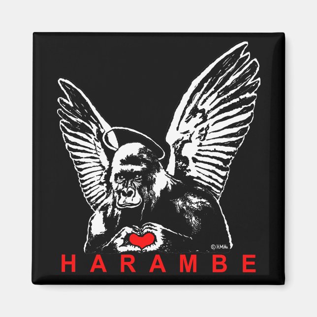 Harambe Magnet (Front)