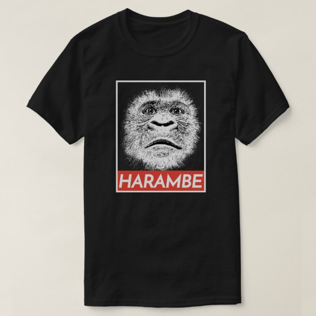 HARAMBE Memorial T-Shirt (Design Front)