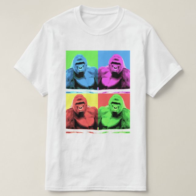 Harambe Pop Art T-shirt (Design Front)