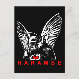 Harambe Postcard