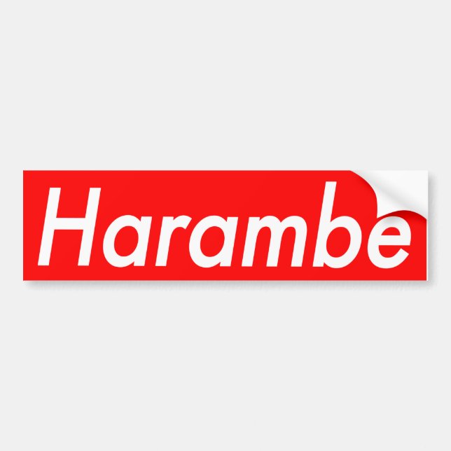 Harambe sticker (Front)